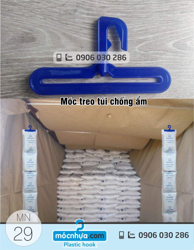 Móc nhựa Túi chống ẩm treo Container